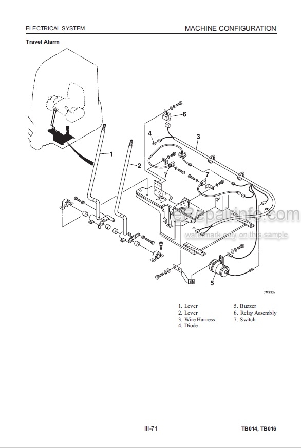 download Takeuchi TB014 TB016 Compact Excavator Reapir able workshop manual